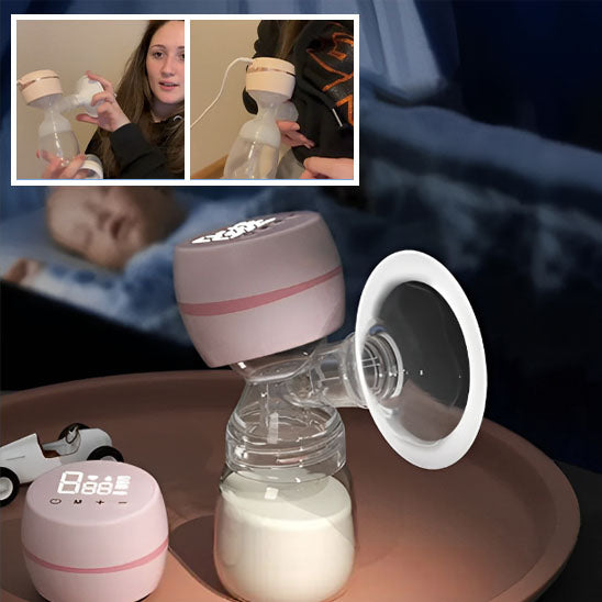 Comfortable Breast Pump - Natural Breastfeeding Simulation with 9 Intensity Levels