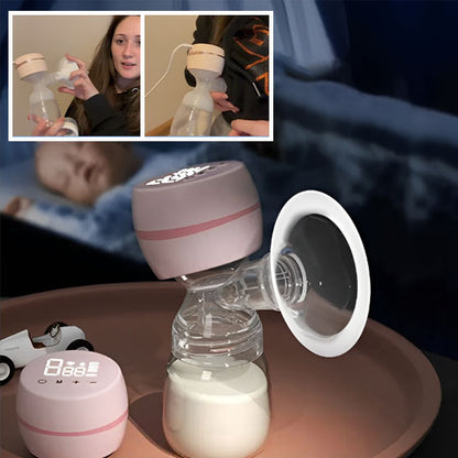 Comfortable Breast Pump - Natural Breastfeeding Simulation with 9 Intensity Levels